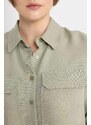 DEFACTO Regular Fit Shirt Collar Long Sleeve Shirt