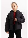 DEFACTO Girl Waterproof Hooded Puffer Jacket