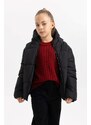 DEFACTO Girl Waterproof Hooded Puffer Jacket