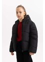 DEFACTO Girl Waterproof Hooded Puffer Jacket