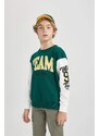 DEFACTO Boy Oversize Fit Crew Neck Sweatshirt