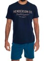 Esotiq & Henderson Pánské pyžamo 41286 Creed blue