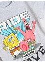 Sinsay - Tričko SpongeBob - šedá