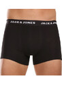 7PACK pánské boxerky Jack and Jones černé (12171258)