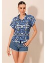 Bigdart 20200 Patterned Short Sleeve Shirt - Saks