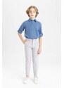 DEFACTO Boy Regular Fit Polo Neck Jean Look Shirt