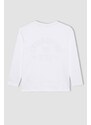 DEFACTO Boy Regular Fit Crew Neck Combed Cotton T Shirt