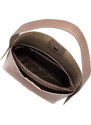 Vyztužená kožená dámská kabelka s pouzdrem Wittchen, béžová, přírodní kůže