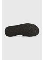 Pantofle Calvin Klein DRESS FLATFORM W/HW - JQ dámské, černá barva, na platformě, HW0HW01488