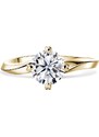 Danfil Freya | Zásnubní prsten se středovým diamantem 1.000ct, žluté zlato 46