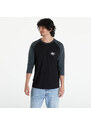 Pánské tričko Horsefeathers Bronco Raglan T-Shirt Black/ Gray
