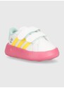 Dětské sneakers boty adidas GRAND COURT MINNIE CF I x Disney růžová barva