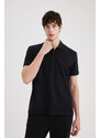 DEFACTO New Regular Fit Pique Polo T-Shirt