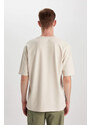 DEFACTO Oversize Fit Crew Neck Short Sleeve Basic T-Shirt