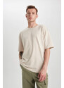 DEFACTO Oversize Fit Crew Neck Short Sleeve Basic T-Shirt