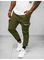 Pánské Chino Jogger Kalhoty Khaki OZONEE O/475