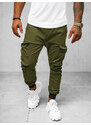 Pánské Chino Jogger Kalhoty Khaki OZONEE O/475