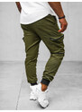 Pánské Chino Jogger Kalhoty Khaki OZONEE O/475