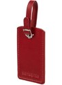 Samsonite sada visaček Rectangle Luggage Tag red