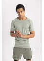 DeFactoFit Slim Fit Crew Neck T-Shirt