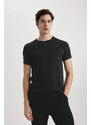 DEFACTO Slim Fit Short Sleeve Knitted Tops