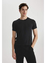 DEFACTO Slim Fit Short Sleeve Knitted Tops