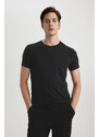 DEFACTO Slim Fit Short Sleeve Knitted Tops