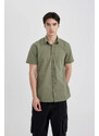 DEFACTO Slim Fit Polo Collar Short Sleeve Shirt