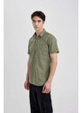 DEFACTO Slim Fit Polo Collar Short Sleeve Shirt