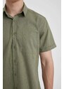 DEFACTO Slim Fit Polo Collar Short Sleeve Shirt