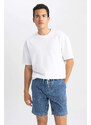 DEFACTO Regular Fit Jeans Bermuda