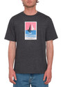 Tričko Volcom Catamaran Hth Sst Heather černá M