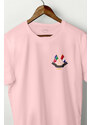 Hendrix Tričko, Barva Růžová, s Potiskem Nautical Flags