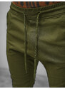 Pánské Chino Jogger Kalhoty Khaki OZONEE O/399