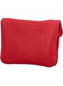 Delami Vera Pelle Malá kožená barevná peněženka do každé kabelky, Simone D58 červená