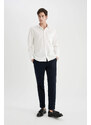 DEFACTO Tapered Fit Double Hem Twill Trousers