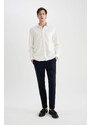 DEFACTO Tapered Fit Double Hem Twill Trousers