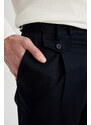 DEFACTO Tapered Fit Double Hem Twill Trousers