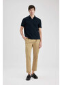 DEFACTO Tapered Fit Double Hem Twill Trousers