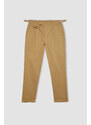 DEFACTO Tapered Fit Double Hem Twill Trousers