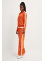 Mikina adidas Originals dámská, oranžová barva, s aplikací, IP0610