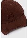 Kšiltovka 424 Distressed Baseball Hat hnědá barva, hladká, FF4SMY01CP-TE003.770