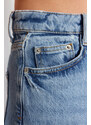 Trendyol Light Blue High Waist Straight Jean