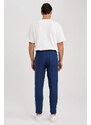 DEFACTO Crop Linen Trousers