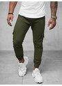 Pánské Chino Jogger Kalhoty Khaki OZONEE A/404