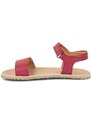 FRODDO kožené sandály FLEXY LIA BAREFOOT G3150264-6 červené