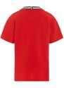 Dětské tričko Tommy Hilfiger červená barva, s potiskem