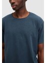 Tričko s dlouhým rukávem AllSaints BODEGA SS CREW šedá barva