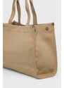 Kabelka Tory Burch Ella Canvas Tote béžová barva, 148792.275