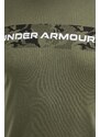 Tričko Under Armour zelená barva, s potiskem, 1376830